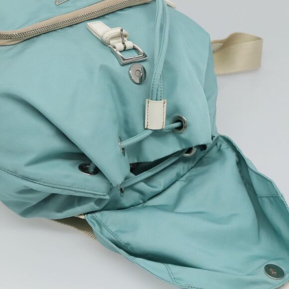 PRADA Backpack Nylon Light Blue Auth 113817 - Picture 8 of 16